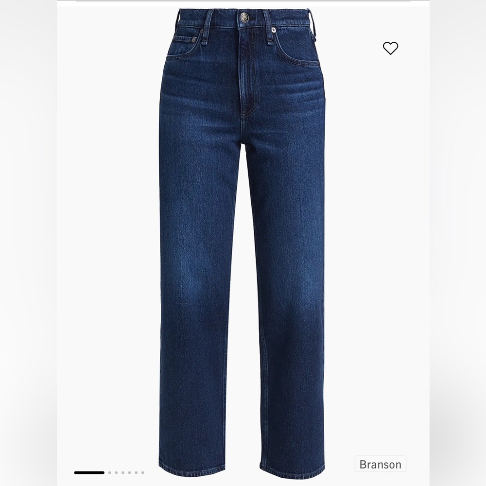 rag & bone Shea High-Rise Straight Leg Jeans in Branson, Size 27